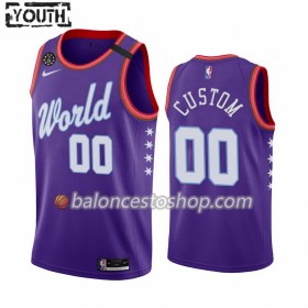 Camiseta Niños NBA 2020 Team World Rising Star Personalizadas Nike Swingman